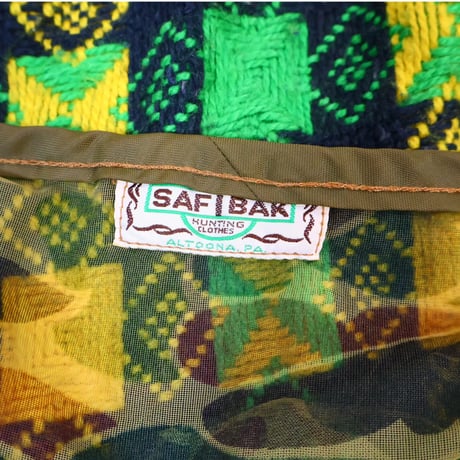 70's~80's "SAFTBAK" Used Hunting Vest