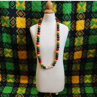 L.A.P.Original Hand Made Necklace Rasta Color "L.A.P."