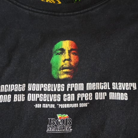 "BOB MARLEY" Used T-Shirt by ZION ROOTS WEAR