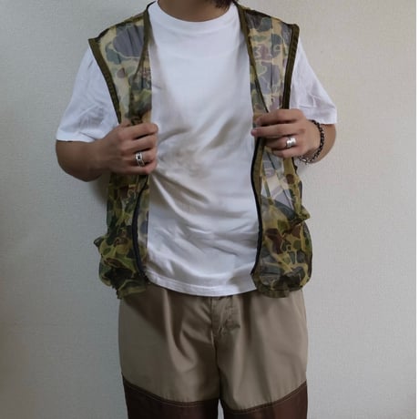 70's~80's "SAFTBAK" Used Hunting Vest