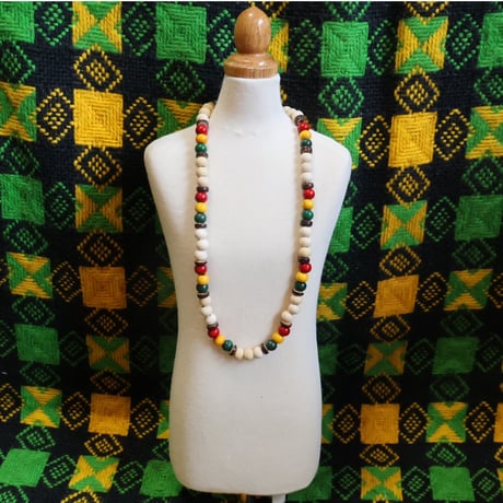 L.A.P.Original Hand Made Necklace Rasta Color