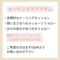 ヒーリングケアプラン