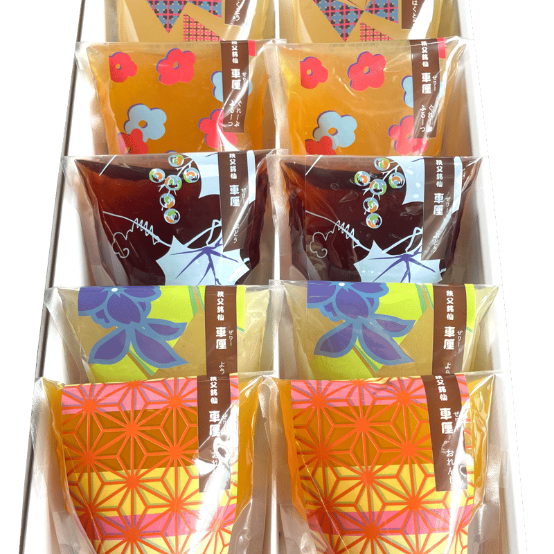 秩父銘仙 車厘(ゼリー) 詰合せ | 四季咲く菓子処 亀沢屋