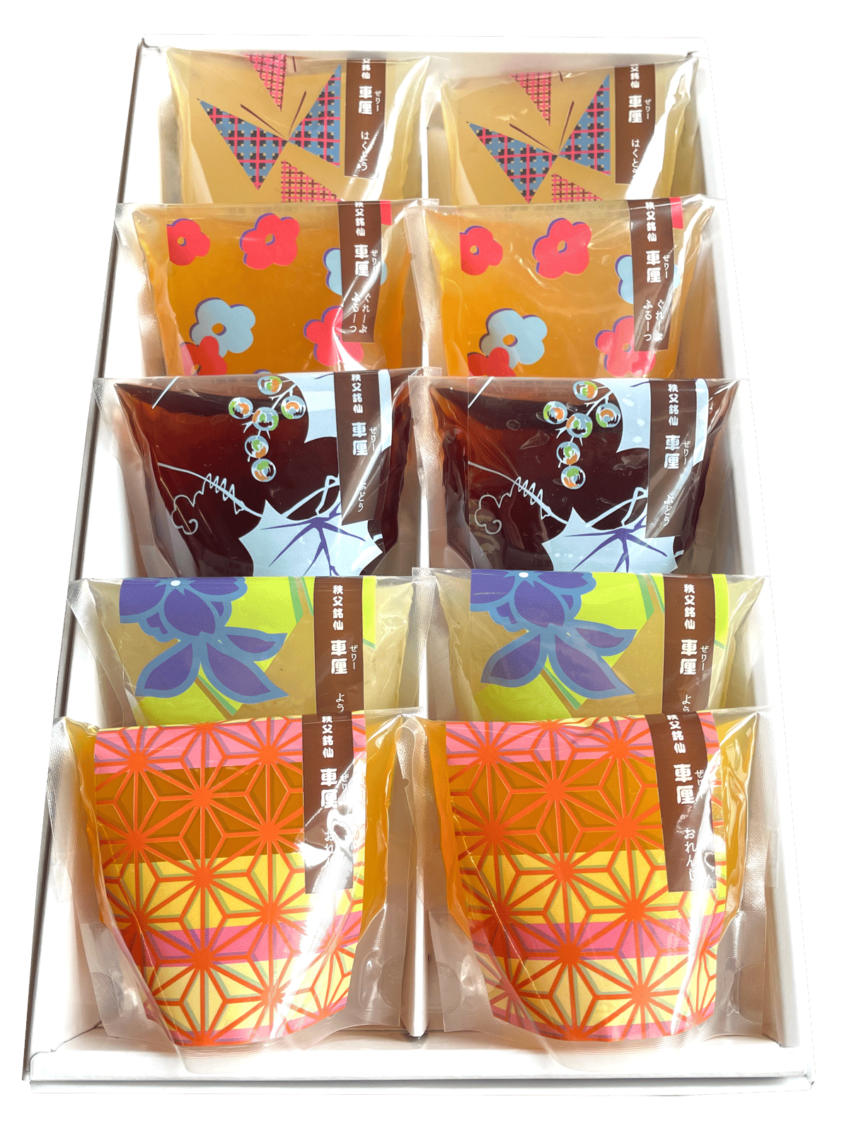秩父銘仙 車厘(ゼリー) 詰合せ | 四季咲く菓子処 亀沢屋