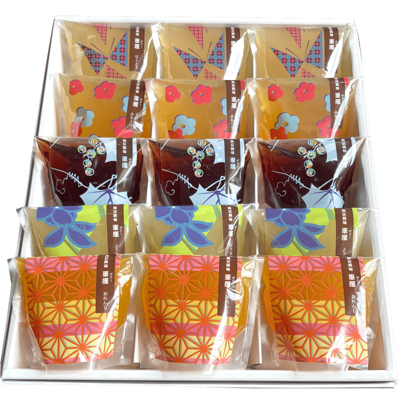 秩父銘仙 車厘(ゼリー) 詰合せ | 四季咲く菓子処 亀沢屋