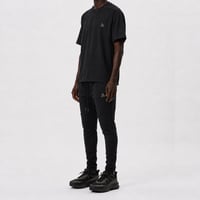 GN1501 / SKINNY JERSEY PT / BLACK-BLACK