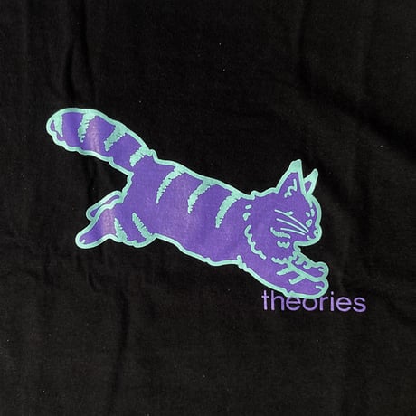 Theories s/s T-shirts 25HOLIDAY conscious kitty BLACK セオリーズ Tシャツ 半袖