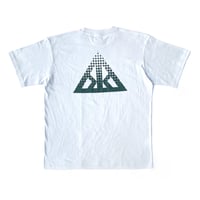 KAONKA s/s T-shirts 26SUMMER DOT-trigonium logo POWDER.BLUE/VIRIDIAN カオンカ Tシャツ 半袖
