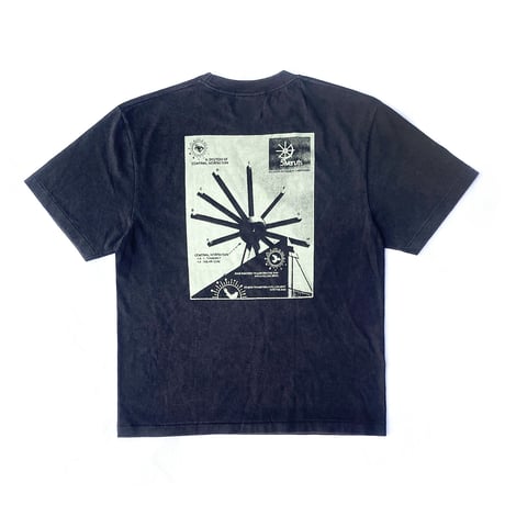 5ivenuts s/s T-shirts 26SUMMER central north sun FADE.BLACK ファイブナッツ オリジナル Tシャツ 半袖