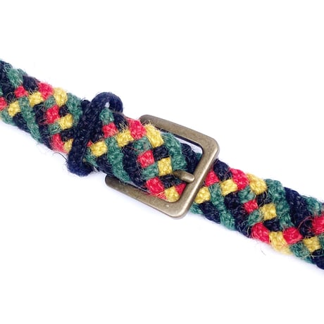 5ivenuts handmade belt 2026FALL hemp mesh belt RASTA ファイブナッツ オリジナル メッシュ ヘンプ ベルト