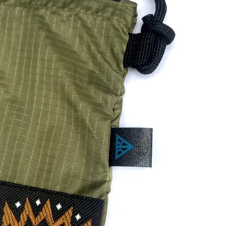 KAONKA poach 26FALL ortega tape nylon sacoche DARK.OLIVE/SUN.TAPE カオンカ ショルダー バック