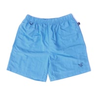 5ivenuts pants 26SUMMER hunt logo nylon shorts POWDER.BLUE ファイブナッツ オリジナル ナイロン ショーツ
