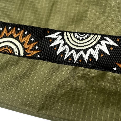 KAONKA poach 26FALL ortega tape nylon sacoche DARK.OLIVE/SUN.TAPE カオンカ ショルダー バック
