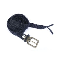 5ivenuts handmade belt 2026SUMMER hemp mesh belt ALL.BLACK ファイブナッツ オリジナル メッシュ ヘンプ ベルト