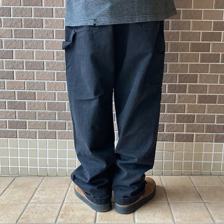 Theories pants 26FALL piano trap carpenter WASHED.BLACK セオリーズ カーペンター パンツ