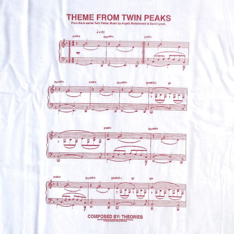 Theories s/s T-shirts 25HOLIDAY dance of deram WHITE セオリーズ Tシャツ 半袖