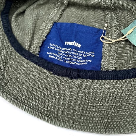 Remilla hat 2026SPRING/SUMMER エンブハット OLV.GRY レミーラ ハット 帽子