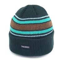 theories beanie 26FALL stamp stripe knit PALM セオリーズ ビーニー ニットキャップ