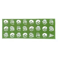 KAONKA 手拭い 26FALL にがおえ手ぬぐい GREEN TEA カオンカ 手拭い