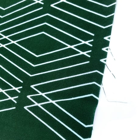 Color communications 手拭い 26SUMMER 3C diamonds pattern GREEN カラーコミュニケーションズ 手ぬぐい