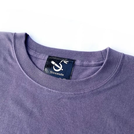 5ivenuts s/s T-shirts 26SUMMER spotseekers club PURPLE.GREY ファイブナッツ オリジナル Tシャツ 半袖