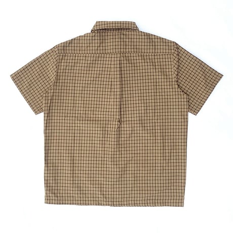 theories s/s shirts 26SUMMER avignon button up shirts CARAMEL セオリーズ シャツ 半袖