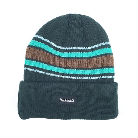 theories beanie 26FALL stamp stripe knit PALM セオリーズ ビーニー ニットキャップ