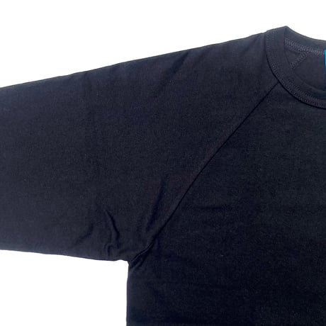 KAONKA raglan T-shirts 26FALL autunite BLACK/URANIUM カオンカ ラグラン Tシャツ 7分袖