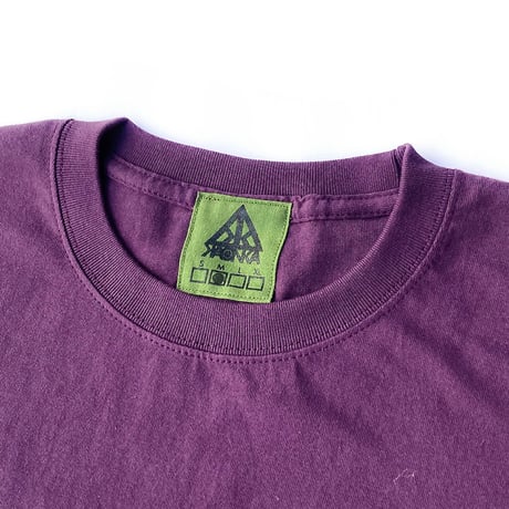 KAONKA s/s T-shirts 26SUMMER DOT-trigonium logo MATT.PURPLE/SAND.GREY カオンカ Tシャツ 半袖