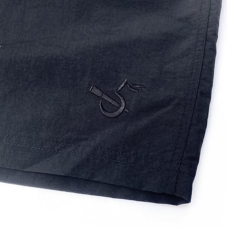 5ivenuts pants 26SUMMER hunt logo nylon shorts BLACK ファイブナッツ オリジナル ナイロン ショーツ