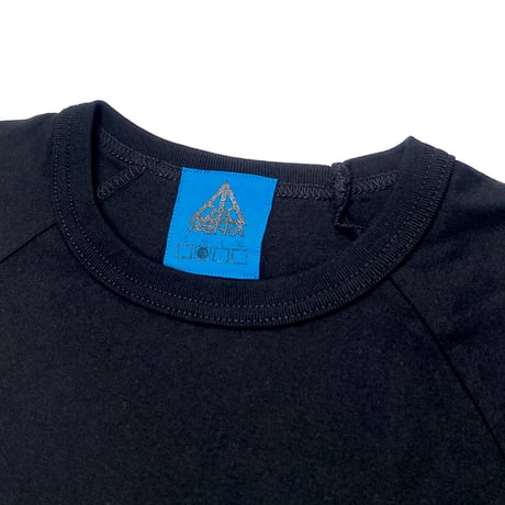 KAONKA raglan T-shirts 26FALL autunite BLACK/URANIUM カオンカ ラグラン Tシャツ 7分袖