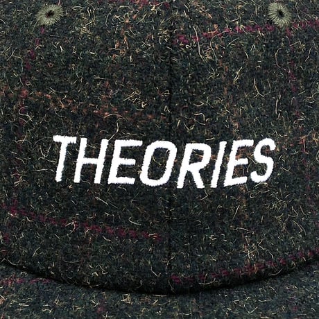 theories cap 26FALL holmess stamp logo tweed snapback hat PLAID セオリーズ キャップ