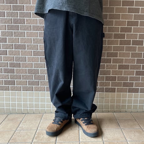 Theories pants 26FALL piano trap carpenter WASHED.BLACK セオリーズ カーペンター パンツ
