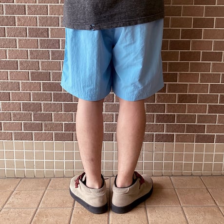 5ivenuts pants 26SUMMER hunt logo nylon shorts POWDER.BLUE ファイブナッツ オリジナル ナイロン ショーツ