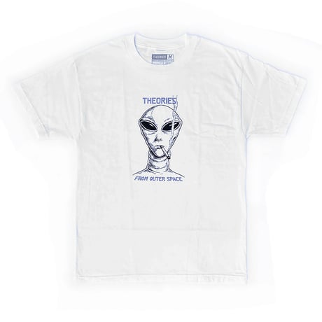 Theories s/s T-shirts 26SUMMER outer space WHITE セオリーズ Tシャツ 半袖