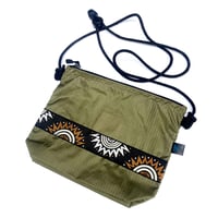 KAONKA poach 26FALL ortega tape nylon sacoche DARK.OLIVE/SUN.TAPE カオンカ ショルダー バック
