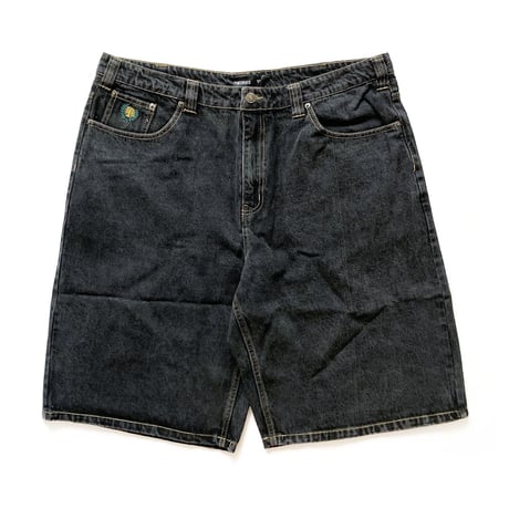 Theories pants 23FALL plaza jean shorts WASHED.BLACK セオリーズ デニム パンツ ショーツ