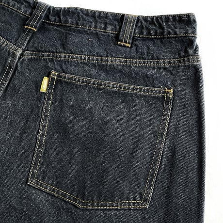 Theories pants 23FALL plaza jean shorts WASHED.BLACK セオリーズ デニム パンツ ショーツ