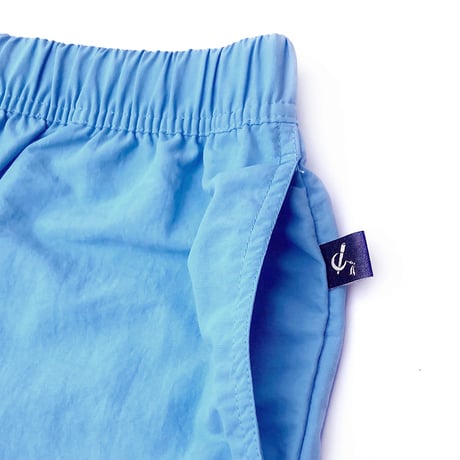 5ivenuts pants 26SUMMER hunt logo nylon shorts POWDER.BLUE ファイブナッツ オリジナル ナイロン ショーツ