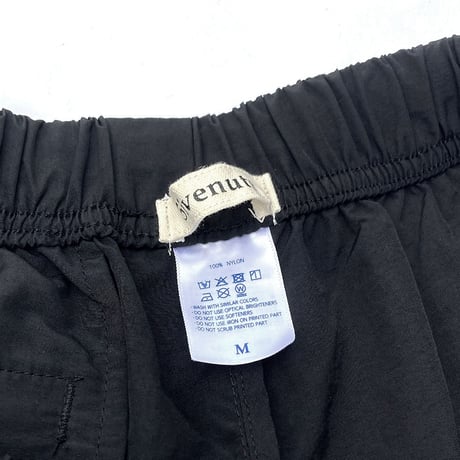 5ivenuts pants 26SUMMER hunt logo nylon shorts BLACK ファイブナッツ オリジナル ナイロン ショーツ