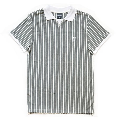 theories s/s polo shirts lantern pique polo GREY  セオリーズ ポロシャツ 半袖