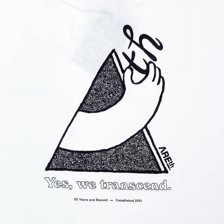 AREth s/s T-shirts 26SUMMER god hand logo WHITE アース Tシャツ 半袖