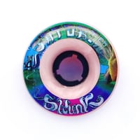 satori soft wheel team goo ball skunk PURPLE.WHITE 60mm 78A  サトリ スケートボード ソフト ウィール