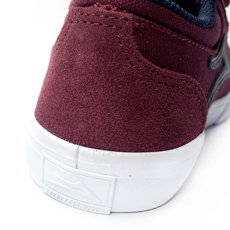 lakai kids shoes griffin velcro BURGUNDY/NAVY ラカイ キッズ シューズ スニーカー