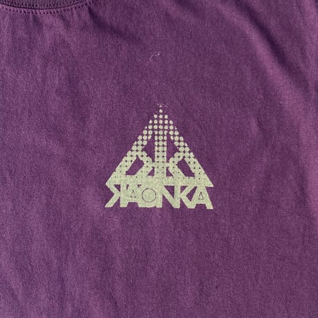 KAONKA s/s T-shirts 26SUMMER DOT-trigonium logo MATT.PURPLE/SAND.GREY カオンカ Tシャツ 半袖