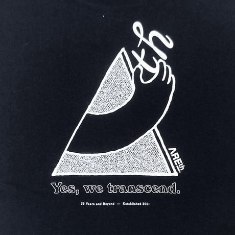 AREth s/s T-shirts 26SUMMER god hand logo BLACK アース Tシャツ 半袖