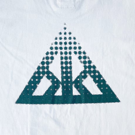 KAONKA s/s T-shirts 26SUMMER DOT-trigonium logo POWDER.BLUE/VIRIDIAN カオンカ Tシャツ 半袖