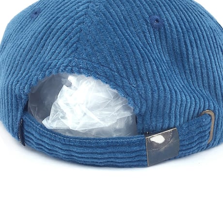theories cap 26FALL loch ness corduroy strapback hat STEEL.BLUE セオリーズ キャップ