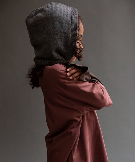 Façade - Merino balaclava - Anthracite