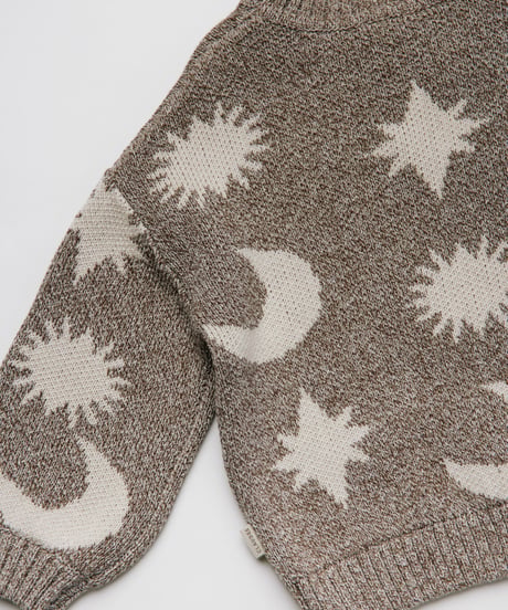 Claude&Co -  cozmo mushroom moon star knit sweater child